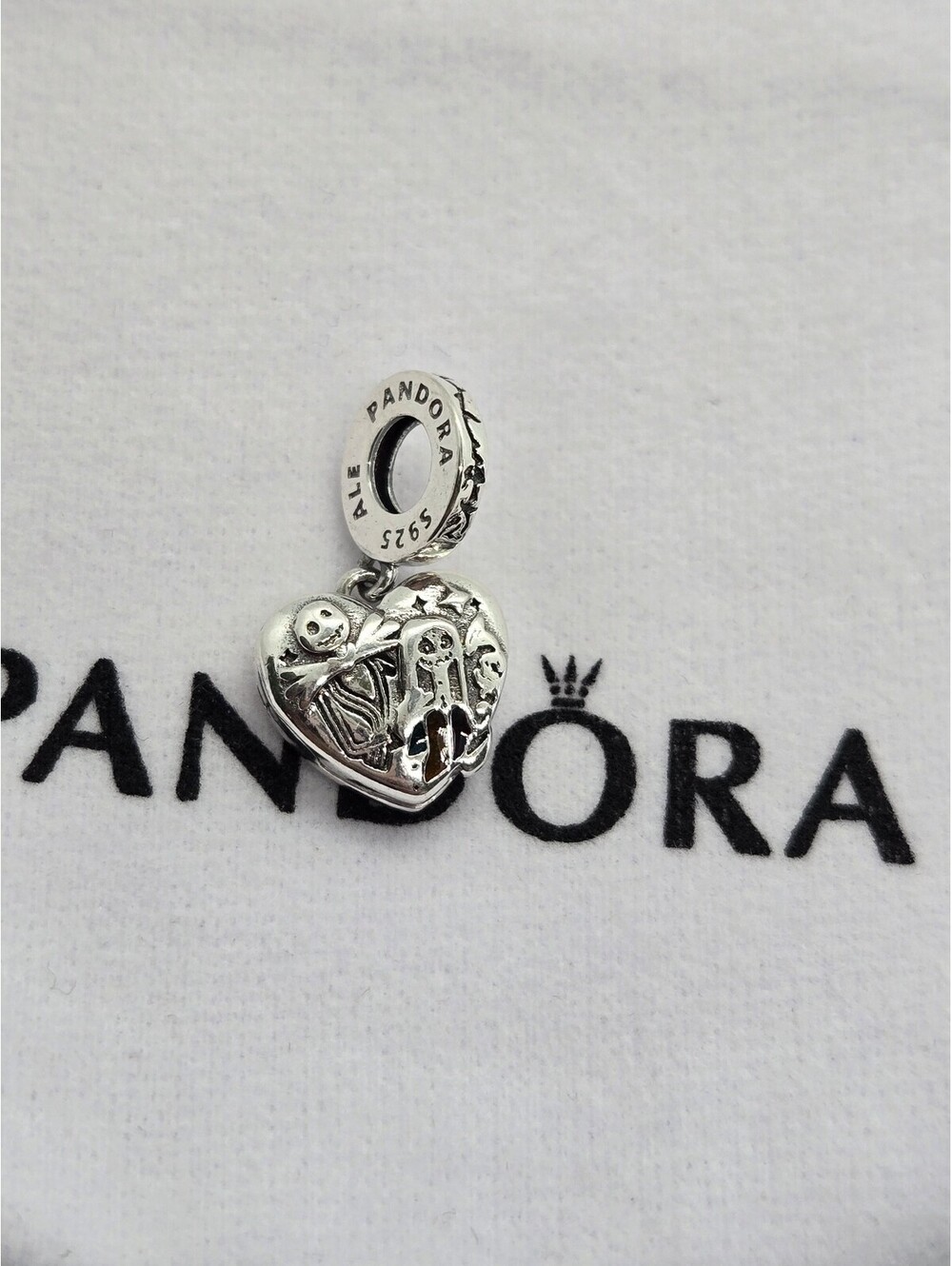 Disney nightmare before Christmas pandora charm s925 ale silver